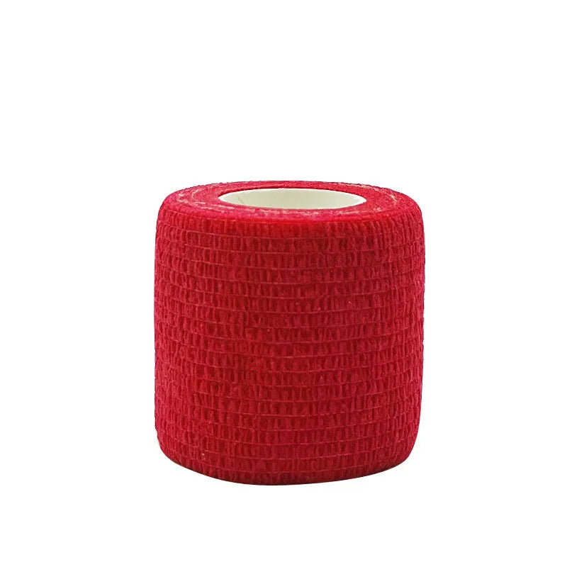 1/3/6/20PCS Sports Self Adhesive Red Elastic Bandages Anti-slip Athletic Nonwoven Waterproof Elastic  Wrist Ankle Bandages