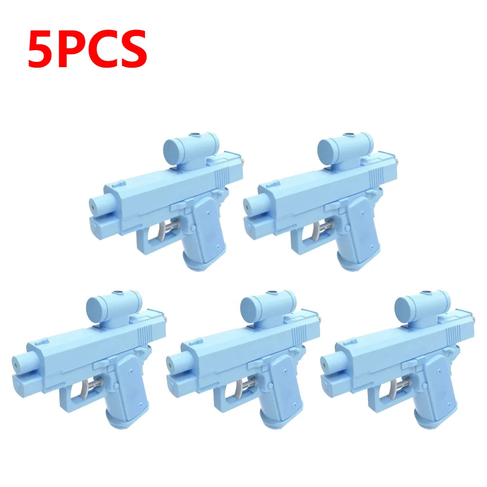 5-1PC Handheld Water Prank Gun Two-Way Spray Trick Reverse Water Gun Summer Outdoor Pool Watergun Toys Pistola de agua de broma