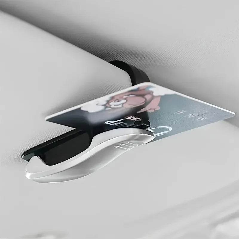 Universal Car Auto Sun Visor Glasses Box Sunglasses Clip Card Ticket Holder Fastener Pen Case Eyeglasses Clips Accessories