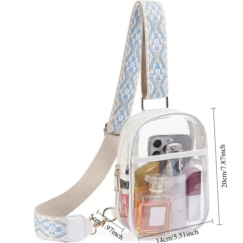 Clear Bag For Stadium Events, Clear Bag Purses For Women Crossbody Transparent, Crossbody Purses For Concerts Sports