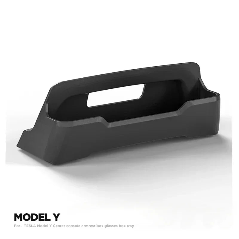 For Tesla Model Y Interior Accessorie Central Control Armrest Box Glasses Pocket Card Key Cell Phone Storage Casket Auto Parts