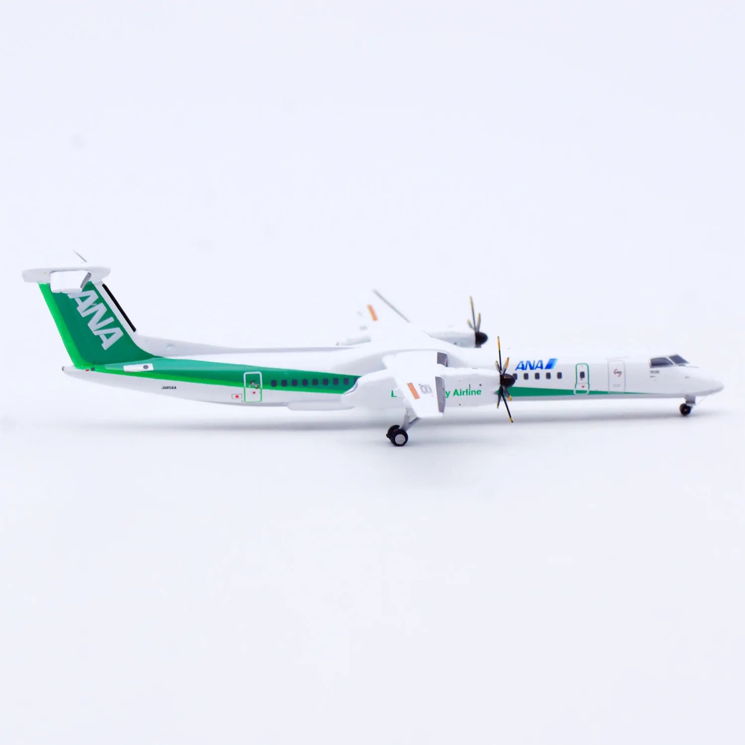 SA4039 Alloy Collectible Plane Gift JC Wings 1:400 ANA All Nippon Airways Bombardier Dash 8-Q400 Diecast Aircraft Model JA858A