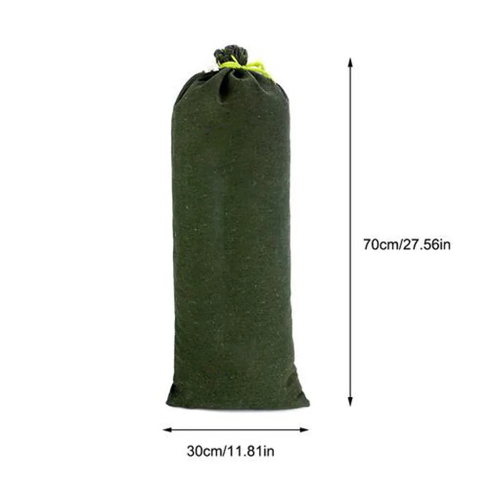 30x70cm Flood Resistant  Thickened Sand Bag Flood  Sand Bag with Drawstring Ties  Thickened Sand Bag