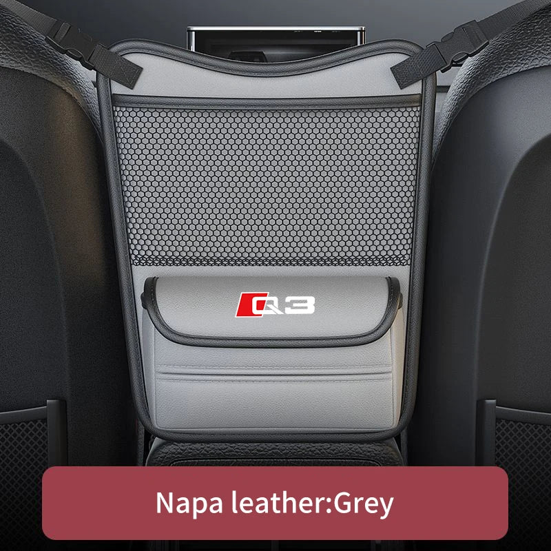 Car Organizer For Audi  Q3 Q4 Q5 Q6 Q7 Q8 Seat Storage Box Car Hanging Storage Bag Tissue Box Car Stowing Tidying Storage Pocket
