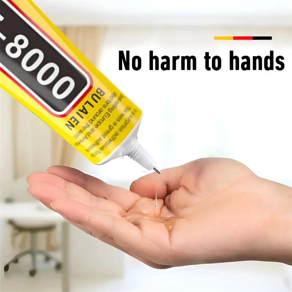 15/50/110ml E8000 Multi-Purpose Liquid Glue Super Xyun Adhesive for Jewelry Crafts Rhinestones DIY Phone Screen Glass Nail Gel