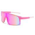 Hiking Square Sports Anti Light Glasses Men Women UV400 Sports Eyeglasses Bicycle Bike Eyewear Road Goggles Wrap Around Shades