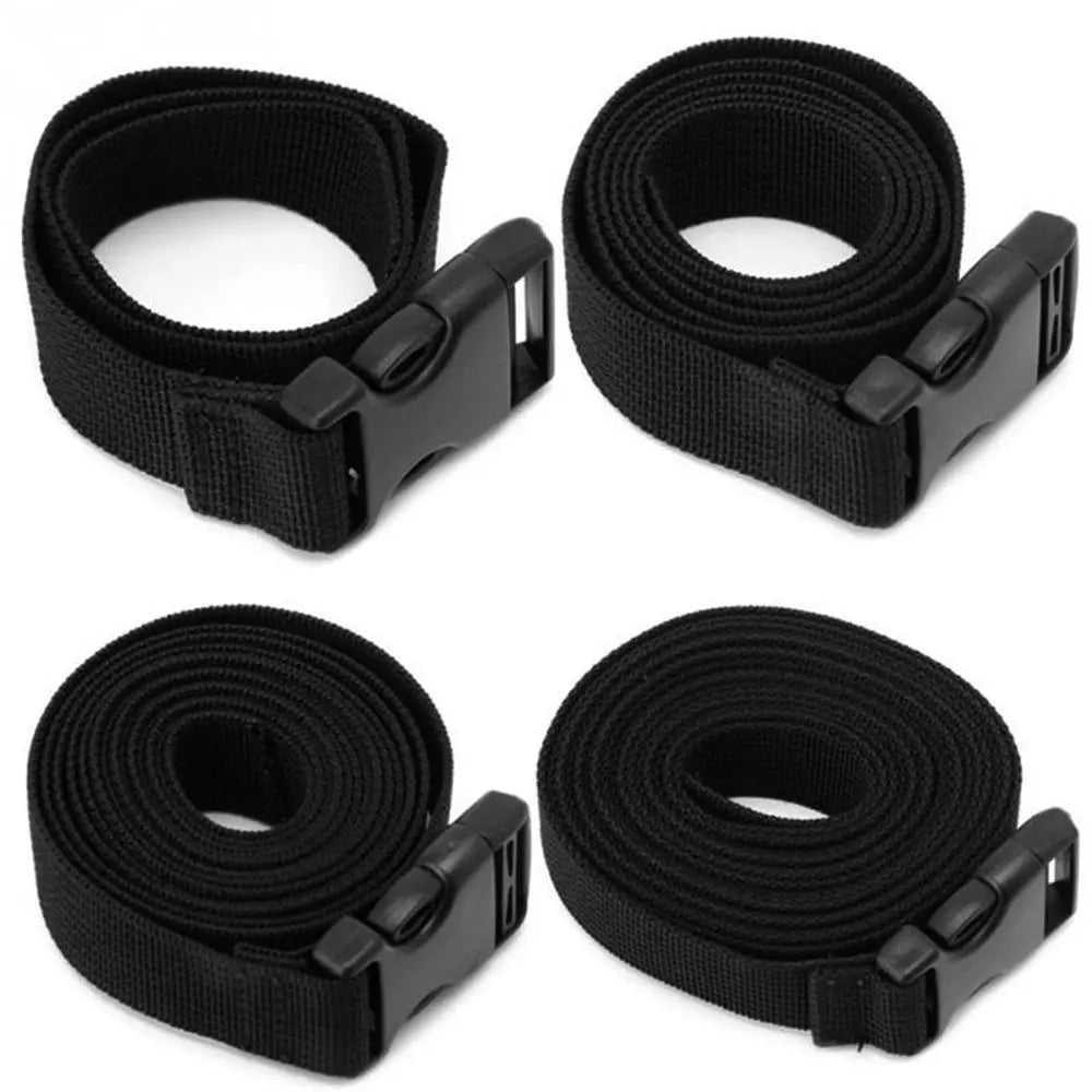 Durable Sleeping Bag Tighten Release Buckle Down Luggage Holder Belt Strap Travel Tied Kits Nylon Cargo Tie