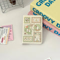 Cartoon Rabbit Passport Holder Pu Leather Multi-function Card Clamp Wallet Waterproof Light-weight Passport Cover Travel Outdoor