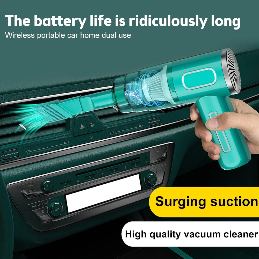 12000Pa Car Wireless Vacuum Cleaner 120W Blowable Cordless Home Appliance Vacuum Home & Car Dual Use Mini Vacuum Cleaner