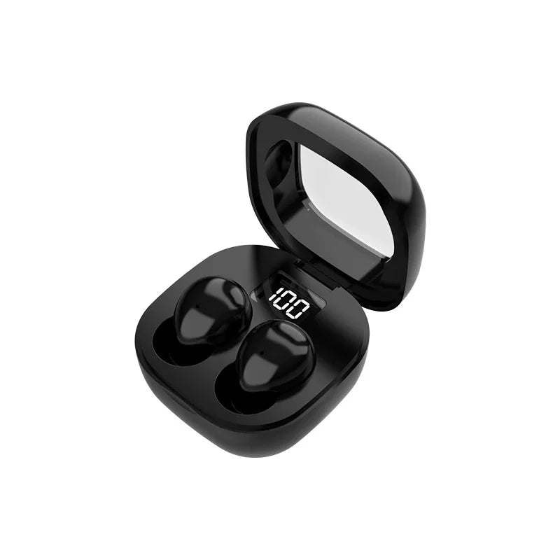 SK19 Wireless Bluetooth Headphones In-Ear Invisible Sleep Earbuds With Mic Noise Cancelling Earphones HiFi Music Headset