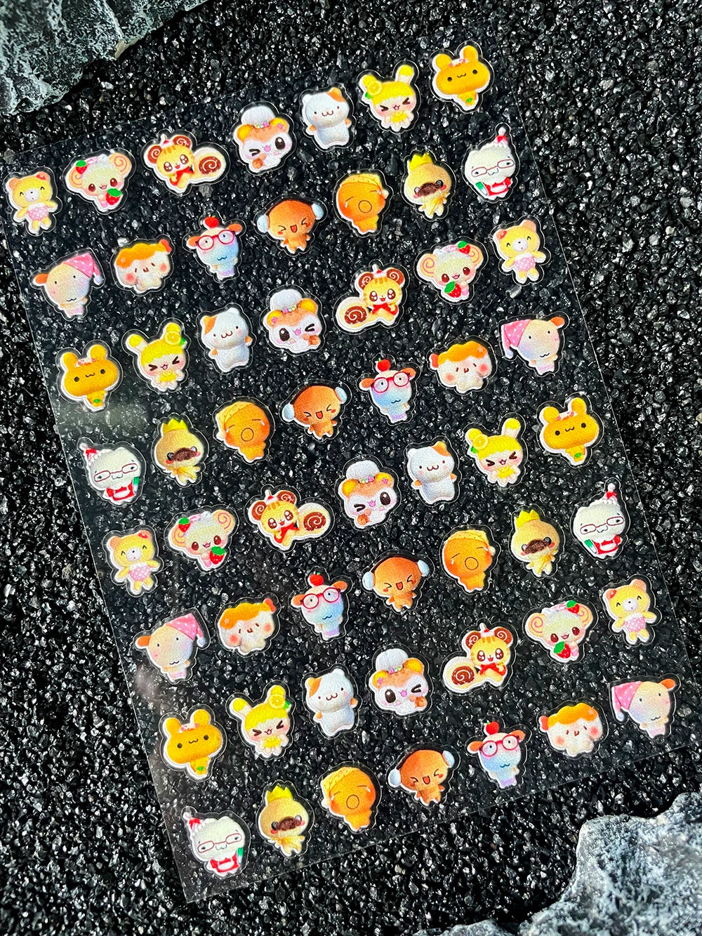 Kawaii Animal Mini Little Rabbit Panda CAT Luggage Tags Stickers Pvc Diary Notebook Skateboard Mobile Phone Nail Art Stickers