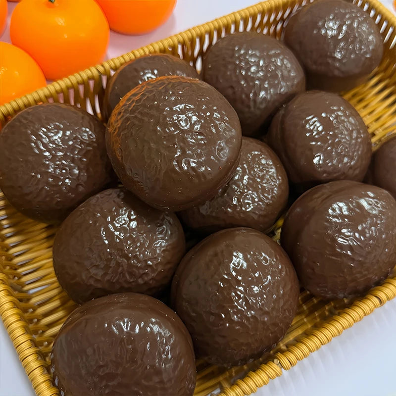 Creative Choco Pie Squishy Stress Ball Toys Soft Building Block Filling Squeeze Fidget Toy Adults ASMR Sensory Anti Stress Toys