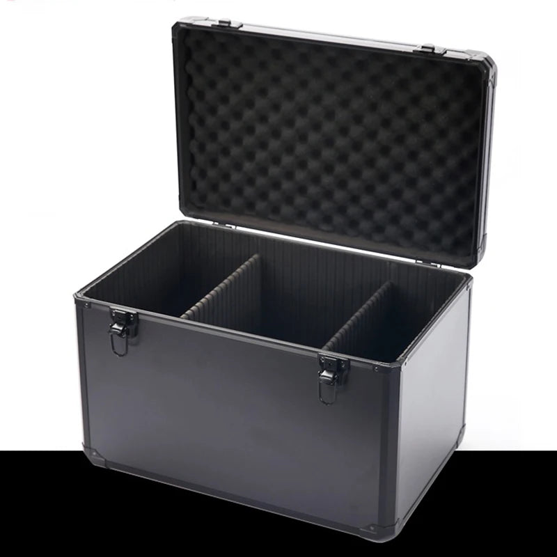 Multifunctional Tools Suitcase Aluminum Toolbox Parts Tool Case with Lock Electrician Accessories Tool Organizer Box for Workers