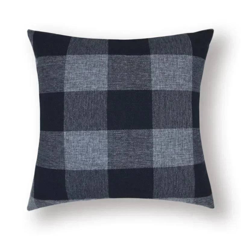 6 Colors Comfortable Sofa Cushion Cover Plaid Pattern Pillow Case Cover European Modern Pillow Cushion Cases  for Home Bed,Sofa