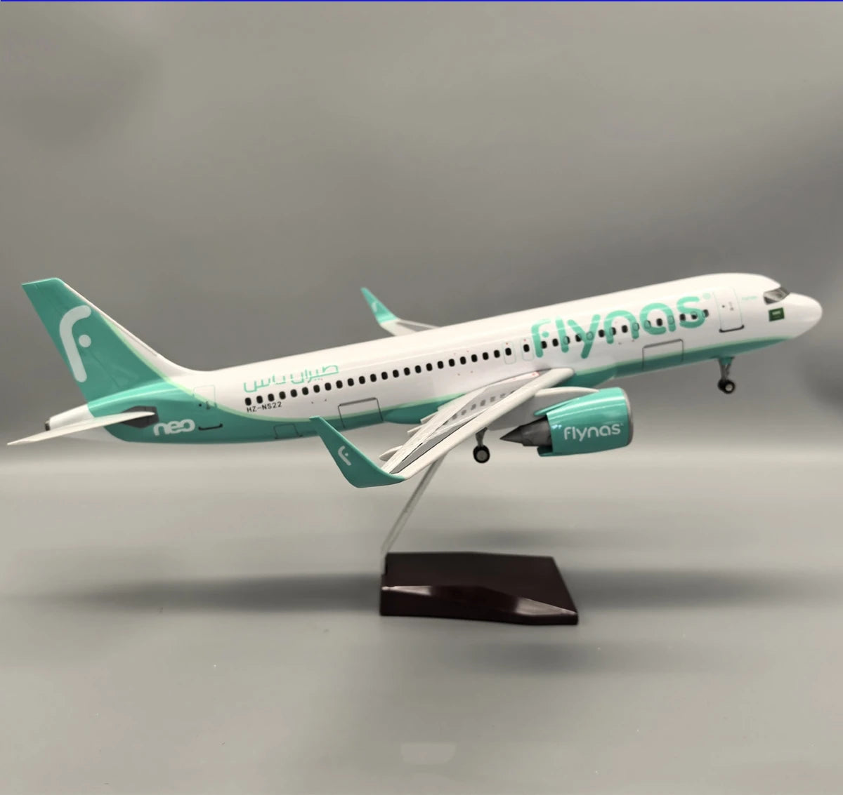 47cm Model Airplanes A320NEO Series 1/80 Scale Aircraft Resin Toy Planes Aviation Miniature Souvenir Plane Toy Christmas Gifts