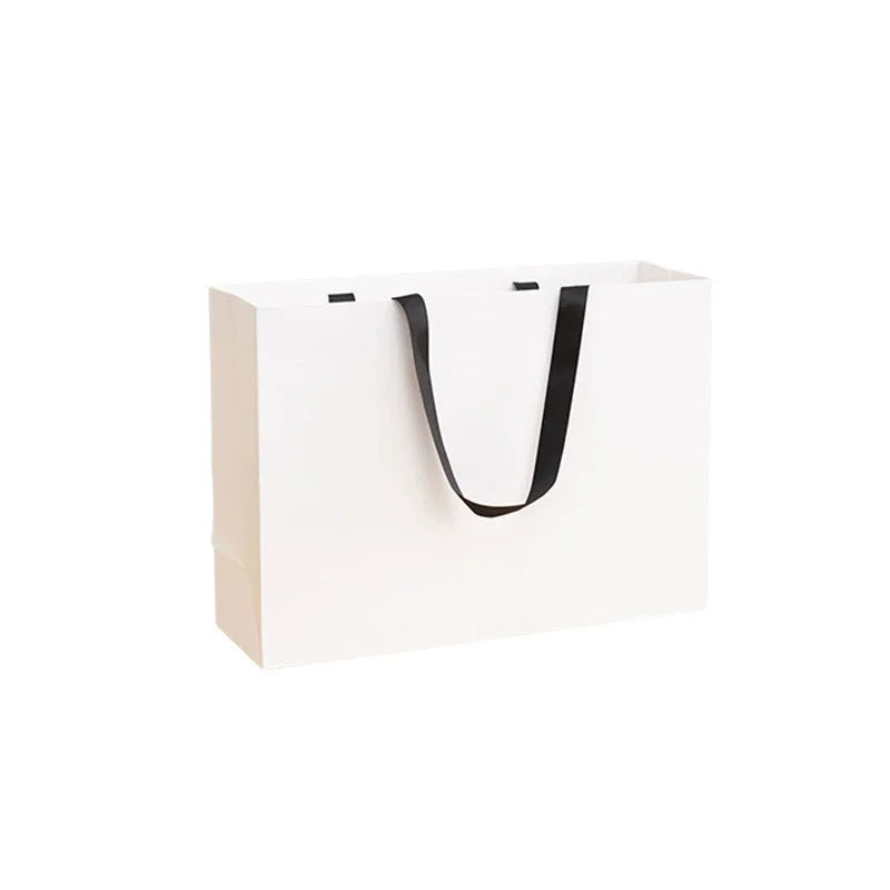 10pcs Tote Bags Custom Garment Bags Store Shopping Bags Clothing Jacket Packaging Paper Bags Custom Printing Store Name Logo