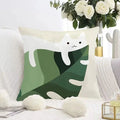 Cute Black Cat Double-sided Printed pillow cover Short plush Suitable living rooms bedrooms sofas throw cushion cover