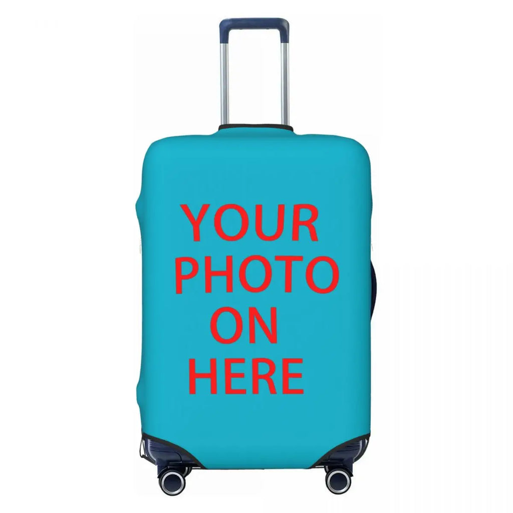 Custom Customize Logo Luggage Cover Elastic Your Design Here Travel Suitcase Protective Covers Suit For 18-32 inch