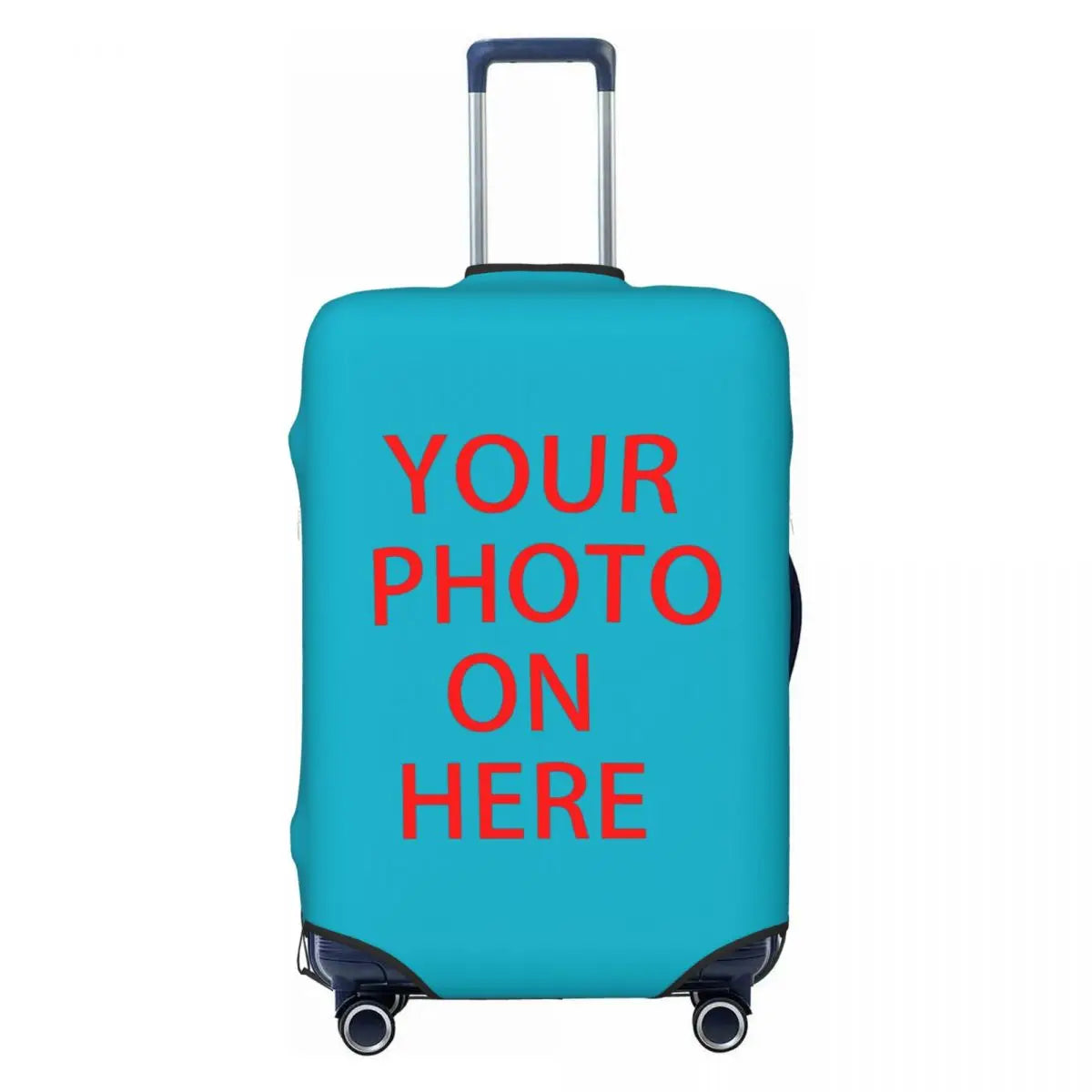 Custom Customize Logo Luggage Cover Elastic Your Design Here Travel Suitcase Protective Covers Suit For 18-32 inch
