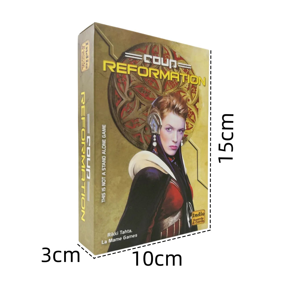 1 Box Coup | Card Game Coup Reformation 1 | 2nd Edition Expansion Holding Resistance Mission Board Game Deck