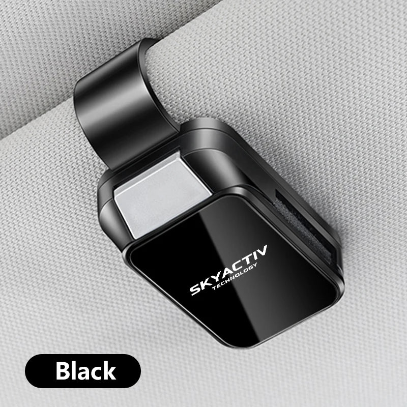 Car Sunglasses Holder Eyeglass Hanger Clip For MAZDA 3 6 CX-30 Axela MX-5 CX-5 Atenza CX-3 CX9 CX-60 MPS 2025 Car Accessories