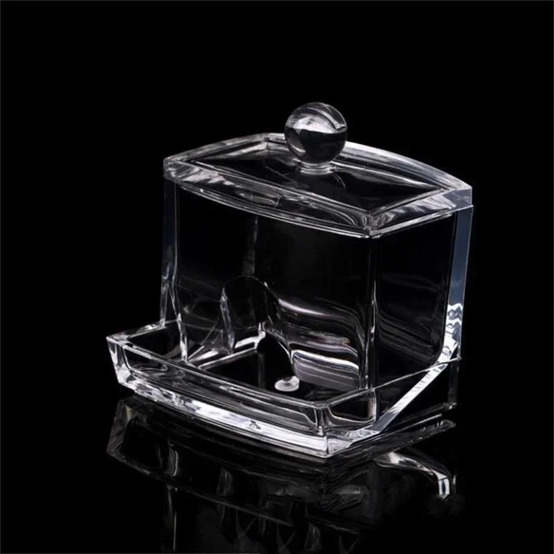 Cotton Swab Box Case Makeup Storage Organizer Holder organizer box (without Cotton Swab )