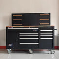 Customizable Steel Garage Workstation Tool Cabinets 10-Drawer Portable Mechanic Work Cart 300kg Load Capacity Organizer Pro