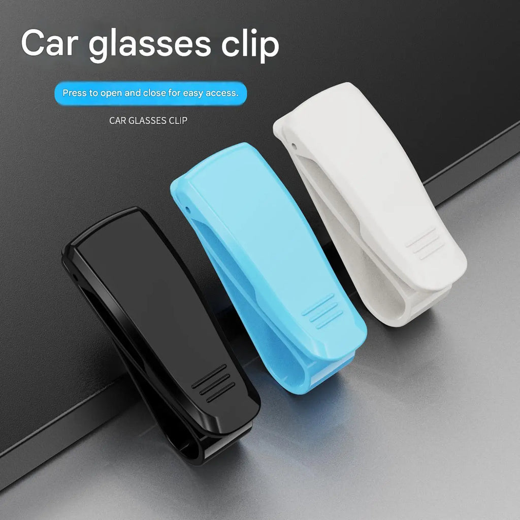 Universal Car Auto Sun Visor Glasses Box Sunglasses Clip Card Ticket Holder Fastener Pen Case Eyeglasses Clips Accessories