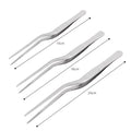 1Pcs Kitchen Tweezer Utensil BBQ Tweezer Food Clip Kitchen Bar Chief Tong Stainless Steel Portable for Picnic Barbecue Cooking