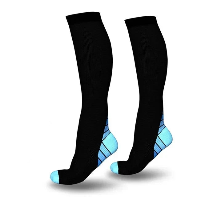 Compression Socks Varicose Veins Socks Pregnancy Anti Fatigue Blood Circulation Socks Gym Outdoor Cycling Football Fitness Socks