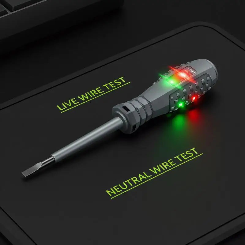 High Torque Strong Magnetic Voltage Test Pen Screwdriver For Electricity Detection 2-in-1 2pc Screwdriver Electricity Detector