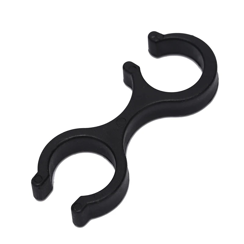2Pcs Outdoor Hiking Poles Buckle Cane Clip Accessories Plastic Walking Stick Double Poles Connection Buckle