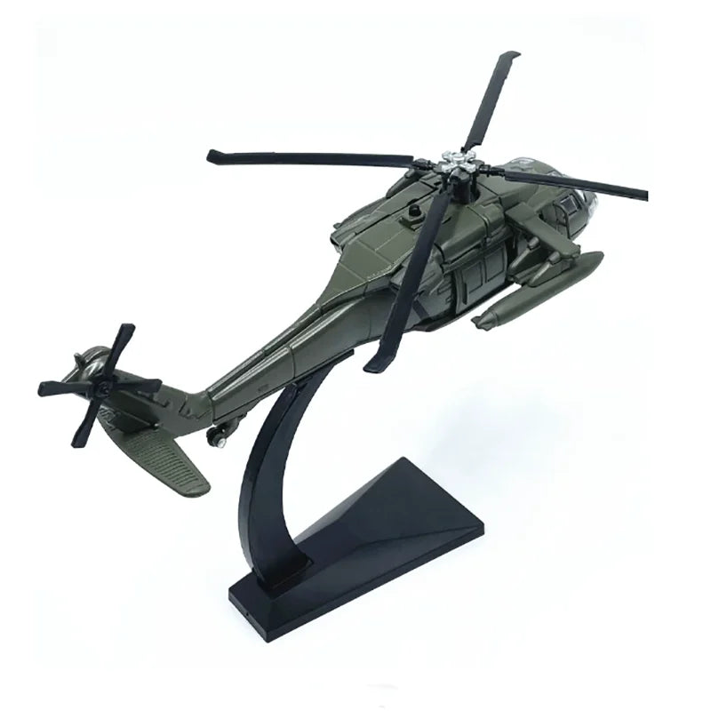Diecast 1/64 Scale UH-60 UH60 Helicopter Air Millitary Model USAF Fighter Aircraft Airplane Model Souvenir Collection Toy Gift