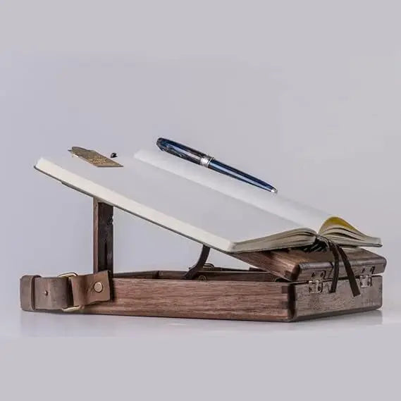 New Retro Nostalgic Writers Wood Box Bags Women Wood Messenger Bags Outdoor Multi-functional Sketch Bags Tool Storage Box Bags