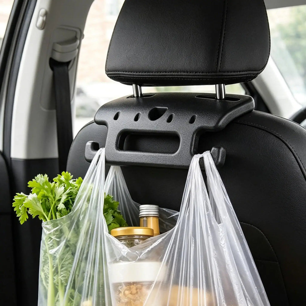 Heavy Duty Car Bag Hooks,Sturdy Storage Accessory,Easy Installation For Handbags Grocery Bags Bottles RV And Various Vehicles