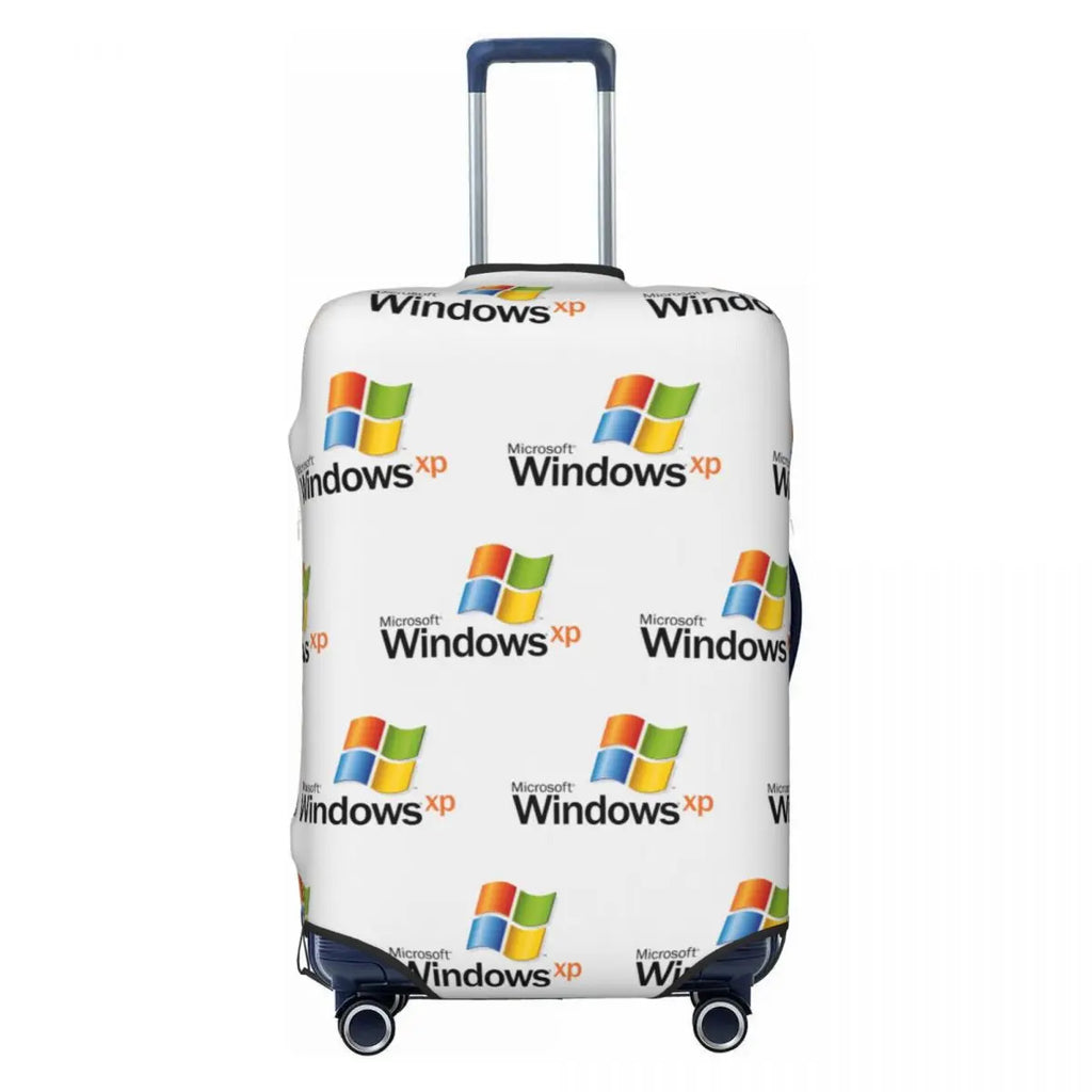 Windows Xp 2 Suitcase Cover Protection Elastic Trip Luggage Protector Covers for 18-32 Inch
