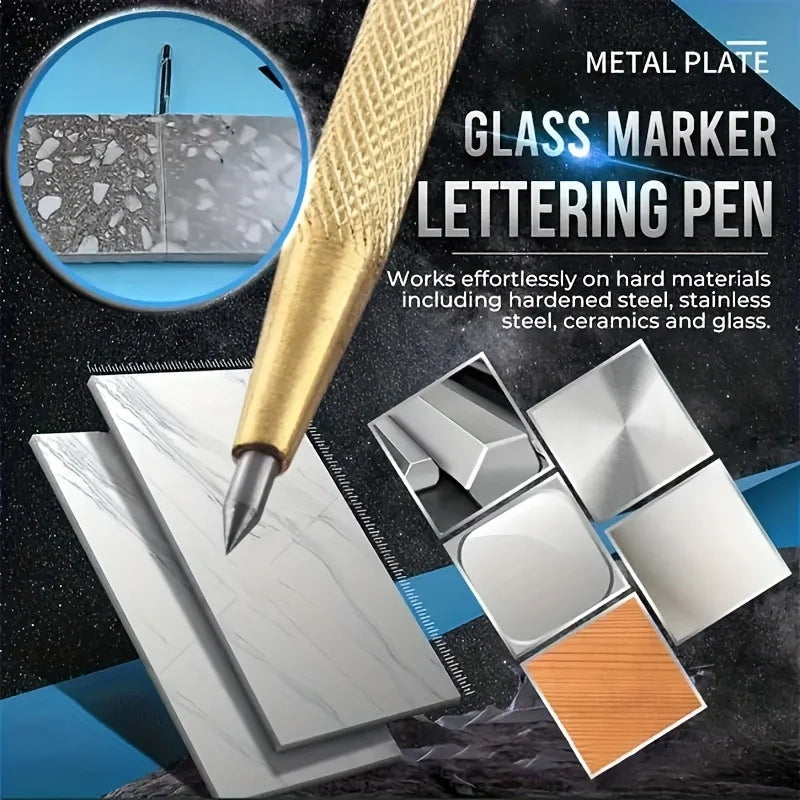3/5/10pcs Diamond Scribing Pen Tungsten Steel Tip Carbide Marker Engraving Pen for Glass Ceramic Metal Wood Engraving Hand Tools