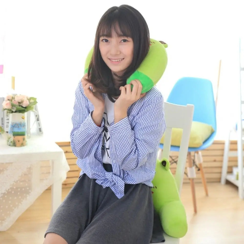 Soft Children 10 Colors Nursing Cushion Travel Pillows Flight Neck Pillow U-Shaped Pillow Neck Protection