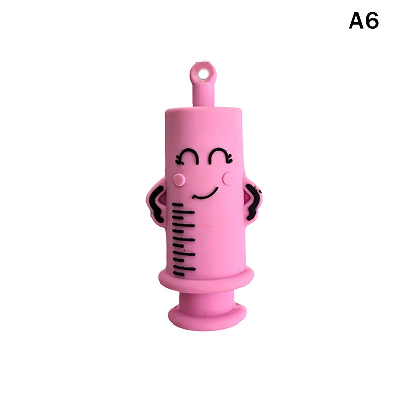Cute Cartoon Shape Medical Ampoule Bottle Opener Nurse Doctor Special Rubber Syringe Cutter Bottle Opener Multifunctional