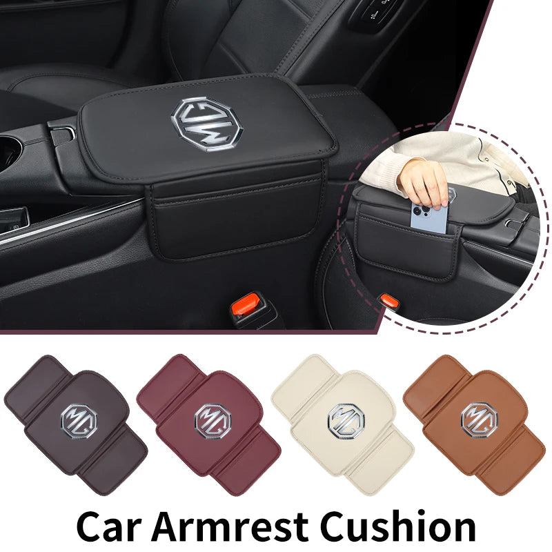 Car Armrest Box Pad Console Protector Armrest Storage Mat Accessories For Morris Garages MG 3 5 6 7 HS ZS GS Hector TF GT ZR RX5