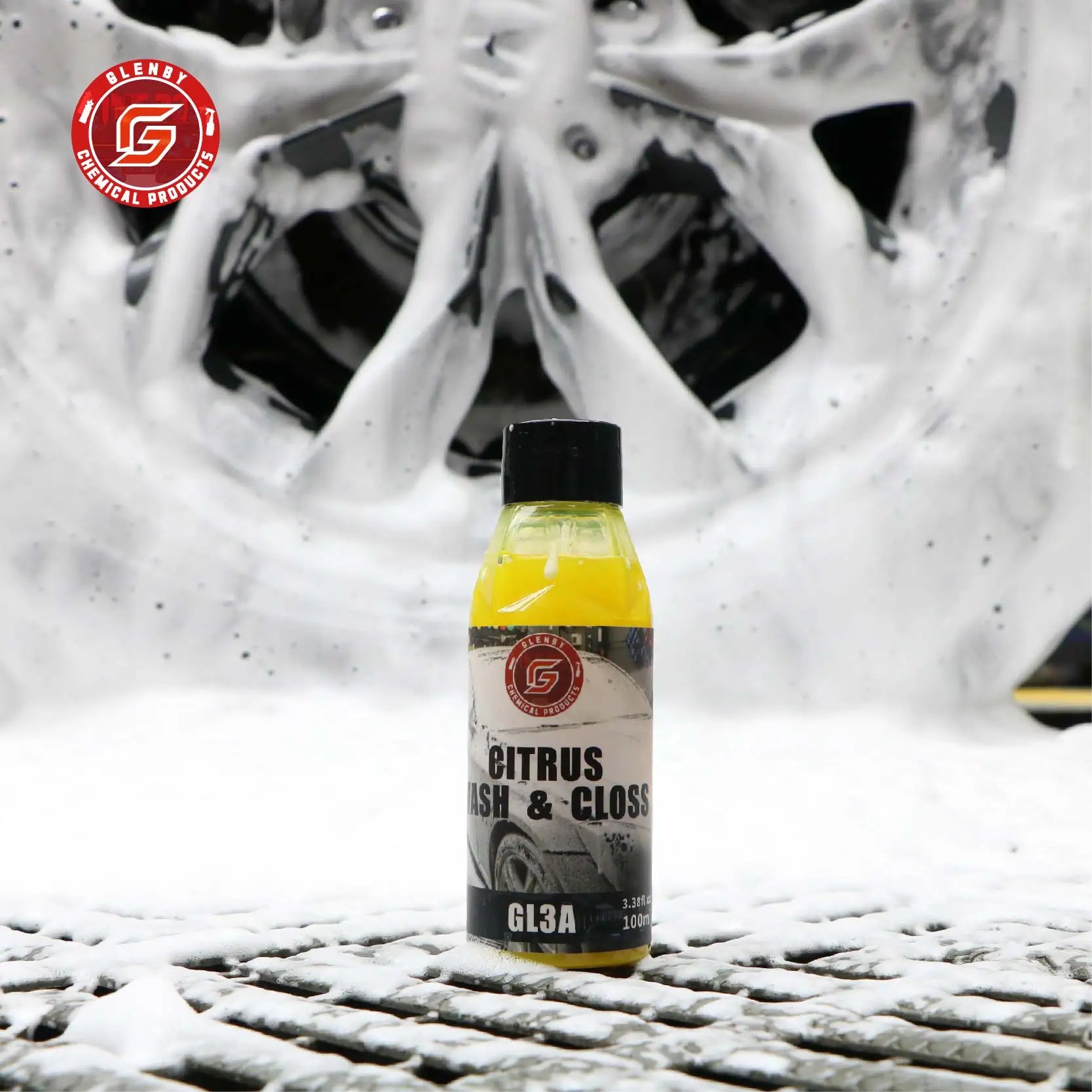 GL3A Glenby High Concentrate Car Wash Shampoo Magic Snow Foam Car Wash Shampoo 100ml For Car care