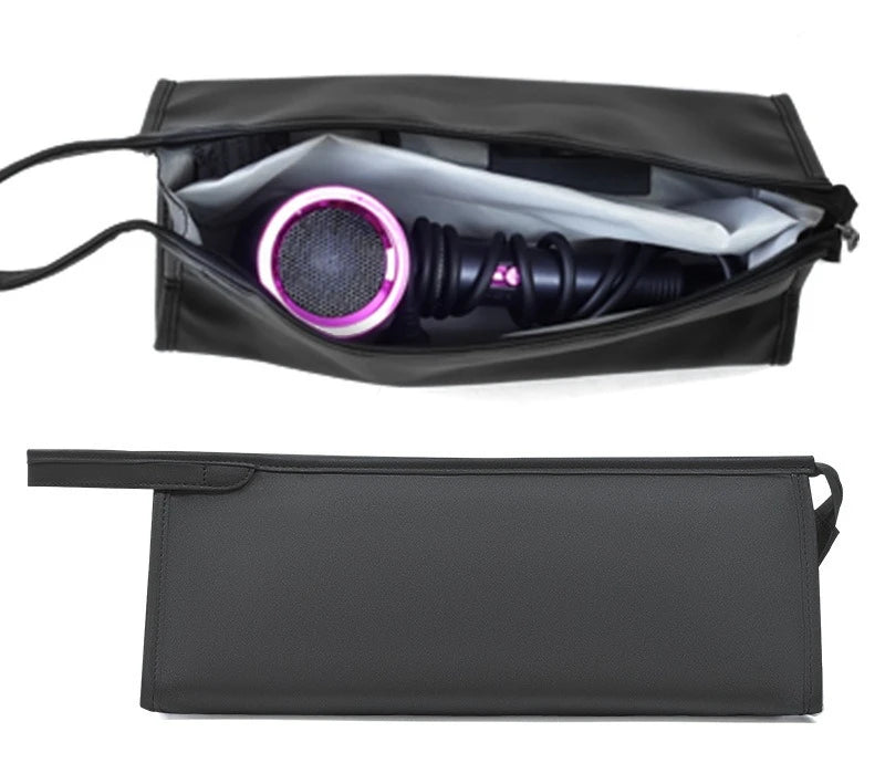 Portable Travel Organizer Hair Dryer Carrying Bag Dustproof Protective Cover Hair Curler Storage Case Pouch