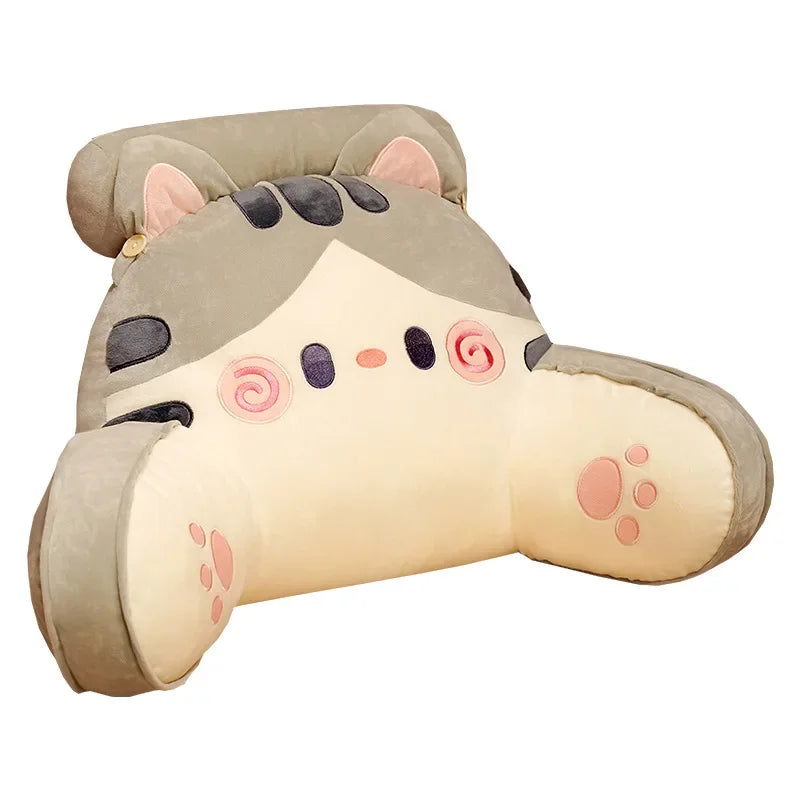 Tatami mattress cartoon headrest cushion soft bag backrest mattress sofa cushion waist  waist cushion
