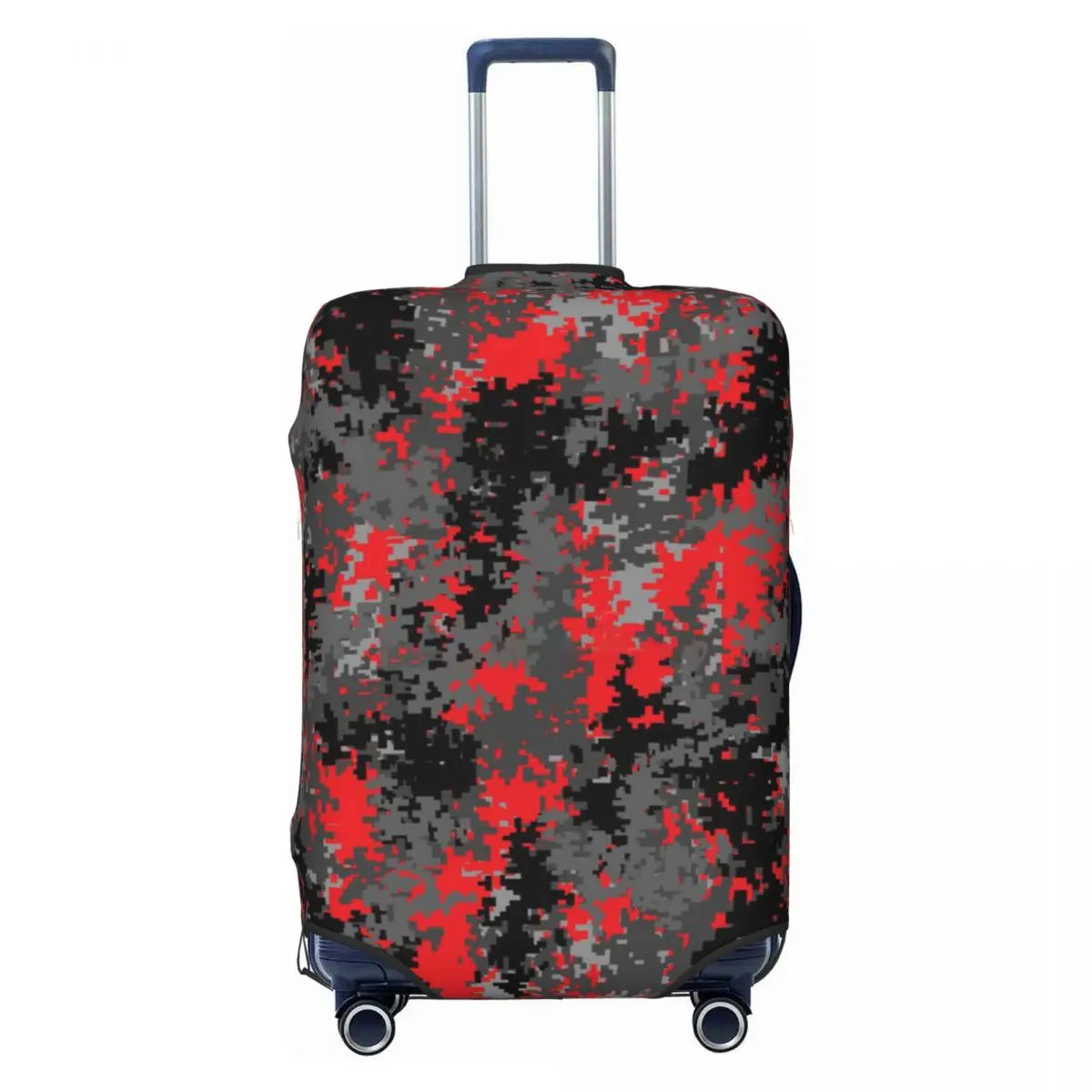 Custom Colorful Abstract Graffiti Camouflage Pop Art Suitcase Cover Dust Proof Travel Luggage Covers for 18-32 inch