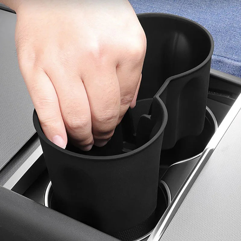 for New Tesla Model Y Juniper 2025 Interior Accessories Center Console Cup Holder Glasses Tray Armrest Box Protect Cover MY 2026