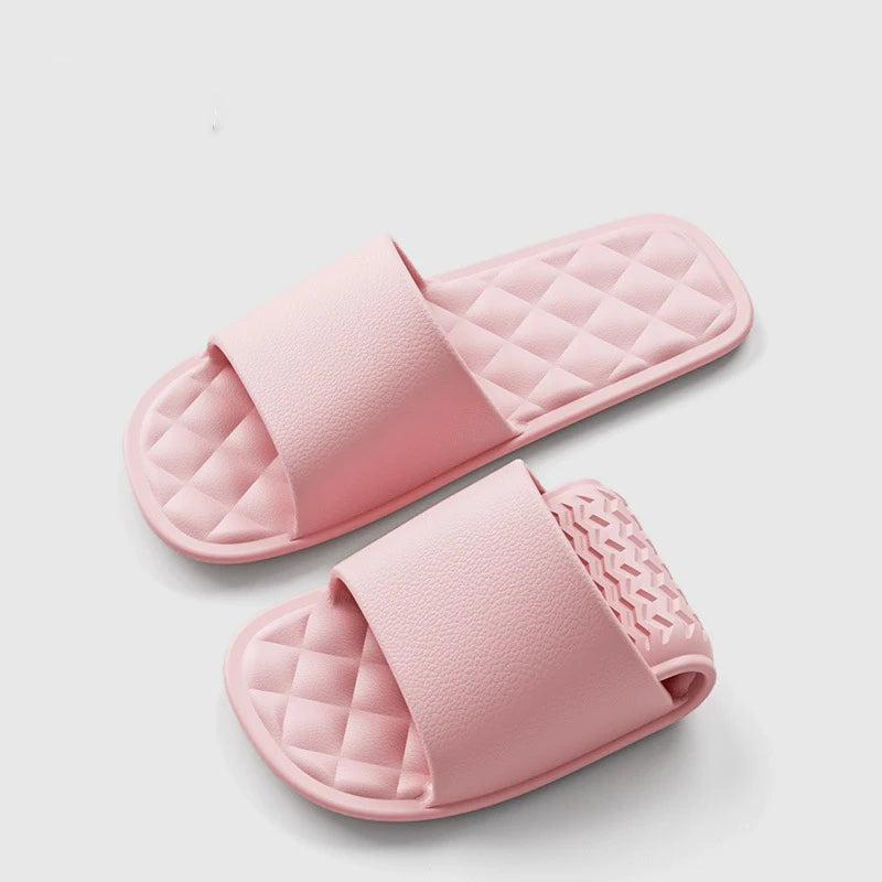 New Portable Folding Slippers Women Bath Shoes Anti-Slip Travel Couple Lightweight Detachable Home Slippers Summer Flat Sandals