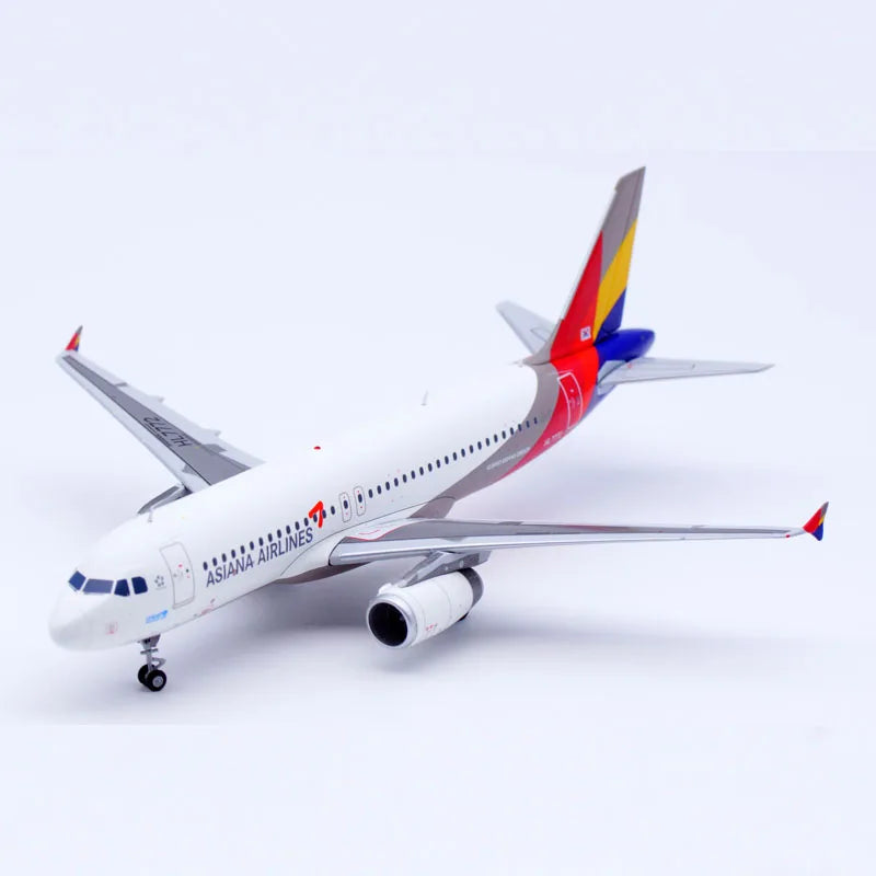 LH2418 Alloy Collectible Plane Gift JC Wings 1:200 Asiana Airlines "StarAlliance" Airbus A320 Diecast Aircraft JET Model HL7772