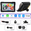 5/7 Inch Portable Motorcycle DVR GPS Navigation IPX8 Waterproof LCD Display For Wireless CarPlay Android Auto Multimedia Player