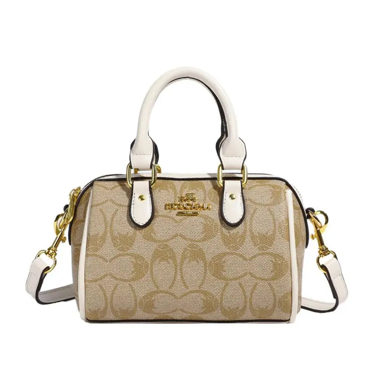 2026 New Vintage Luxury Women Diaper Bag Elegant Letter Print Shoulder Bag Crossbody Messenger Tote Large Capacity Portable Momm