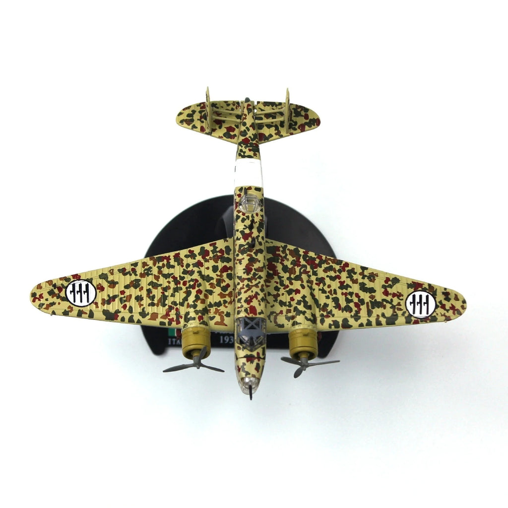 Diecast 1/144 Scale MC 202 Folgore Italy Fighter Alloy Simulation Plane Model Aircraft Souvenir Collection Toy Planes Gift